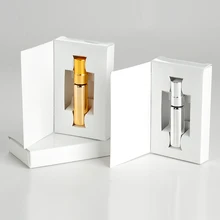 5 шт./лот 5 мл 16*62*98 мл настраиваемые бумажные коробки и УФ стеклянный флакон духов с распылителем