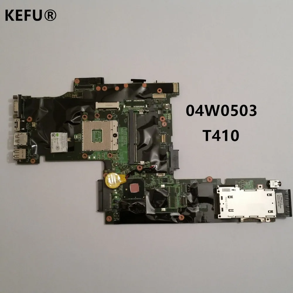 Kefu T410 материнская плата для lenovo T410 Материнская плата ноутбука видеокарта 04W0503 PGA989 QM57 DDR3 материнская плата полностью проверена