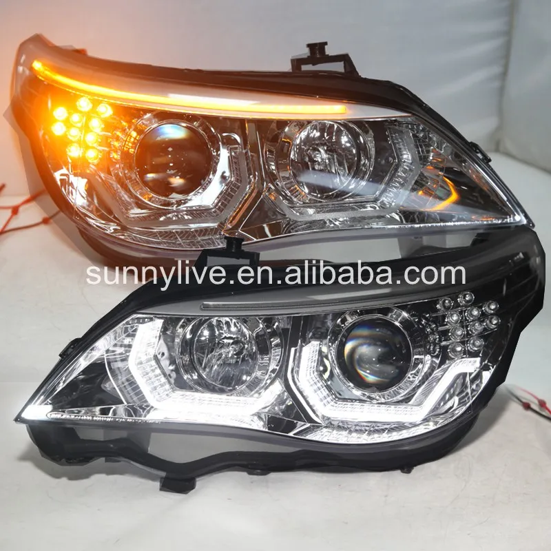 

2008-2010 Year E60 523i 525i 530i LED Head Light For BMW e60 original car 11 pins
