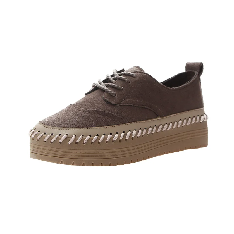 

2019 spring new fashion wild student thick-soled platform shoes tide net red flat casual comfortable women's shoes