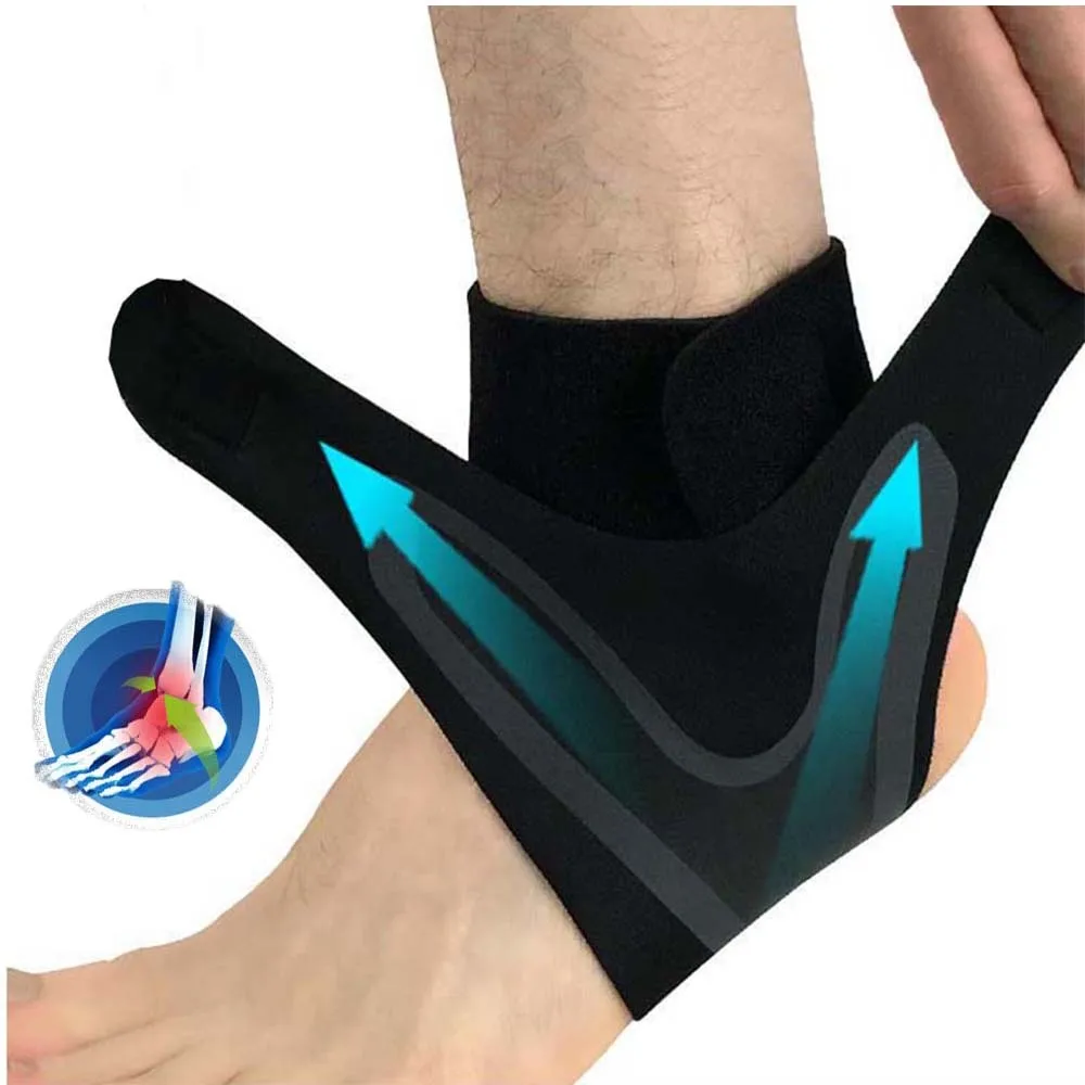 2pcs ankle support bandage fitness Running Sport Support Guard Foot Bandage Elastic Black universal adjust ankle Protection