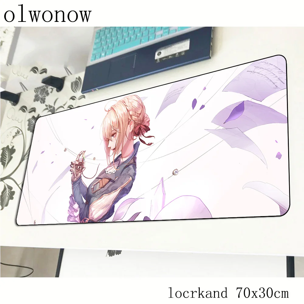 violet evergarden mouse pad gamer HD print 700x300x2mm notbook mat gaming mousepad cheapest PC desk padmouse | Компьютеры и офис