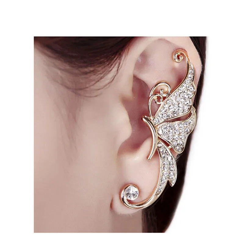 2019 Earcuff Orecchini Серьги Корейская Ювелирная повязка на голову с ушками издание