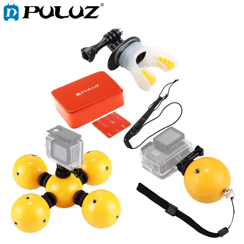 PULUZ Diving Floaty Balls For GoPro Hero6 Ball Surfing Kits Go Pro Hero 5 | Электроника