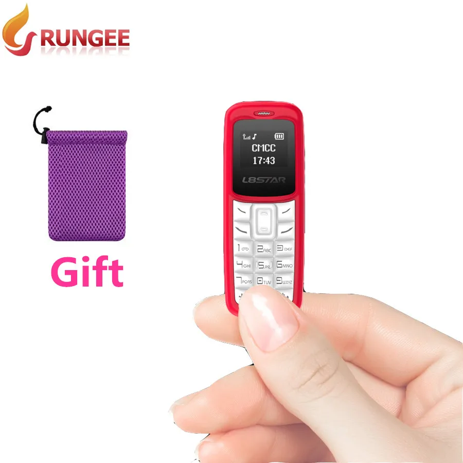 Мини телефон Rungee L8STAR BM30 разблокированный GSM 2G/3G/4G беспроводные наушники Bluetooth