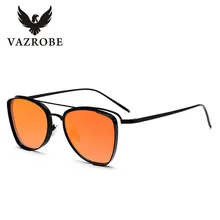 Vazrobe Clear Sunglasses Women 2017 Vintage Sun Glasses for Female Visible Lenses Square Fashion Design pink mirrored shades