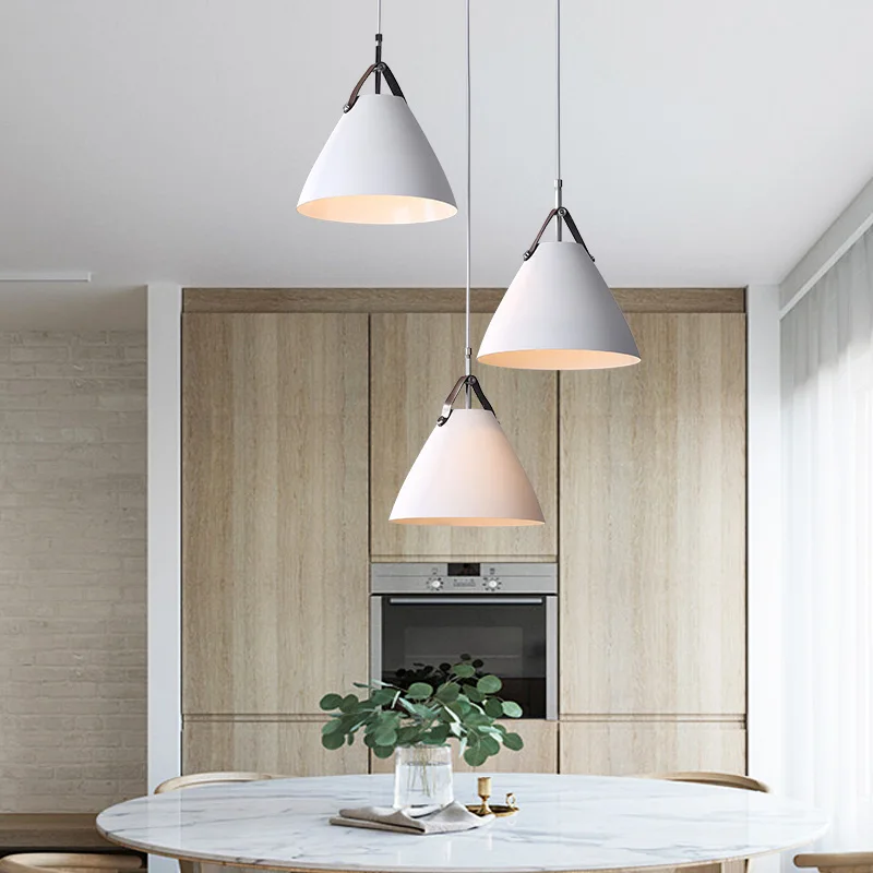 

Modern Belt Droplight Creative Aluminum Pendant Lights E27 Hanging Lamps 110V/220v for Decor Luminaire