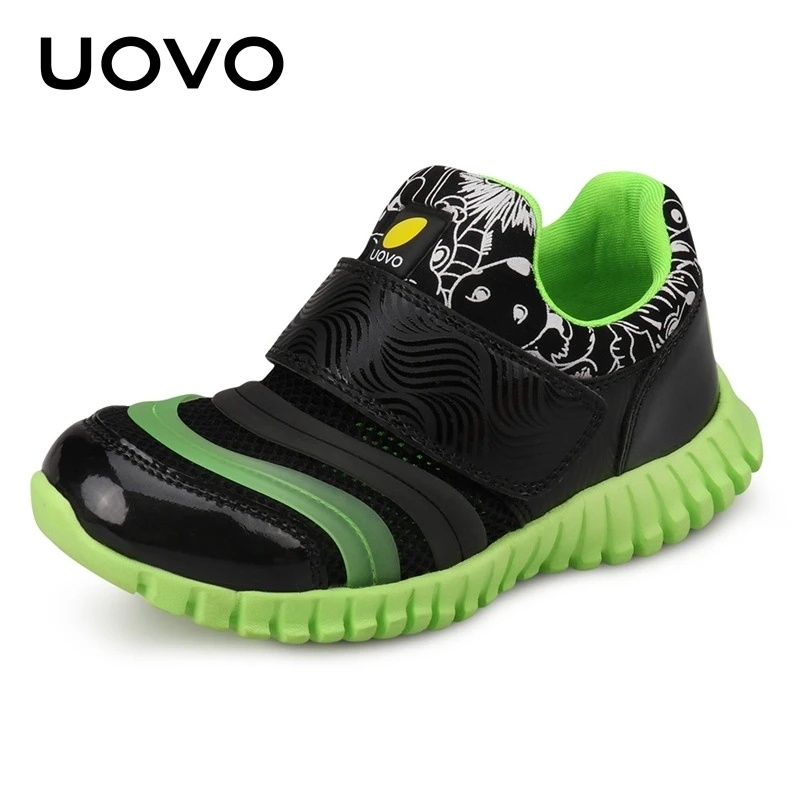 

UOVO 2018 Baby Shoes Toddler Boys And Girls Casual Shoes Spring breathable Little Kids Shoes Hook-And-Loop Size 25#-33#