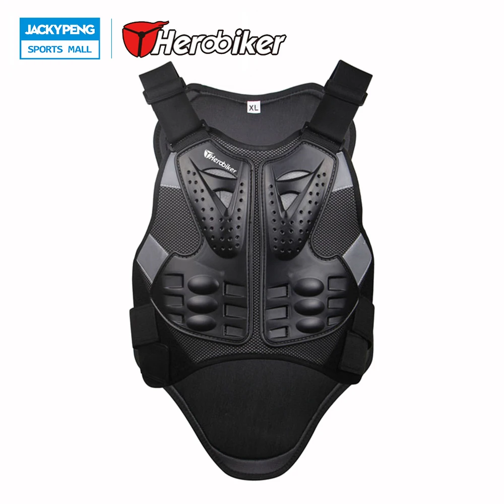 HEROBIKER Motorcycle Jacket Men Chest Back Body Full Protector Body