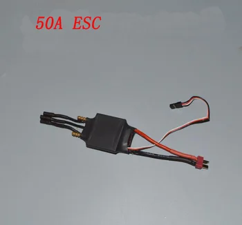 

1PC 50A Brushless ESC Dual Way Water Cooling Electronic Speed Controller 2-3S Lipo w BEC 5A Spare Parts for RC Boat Modification