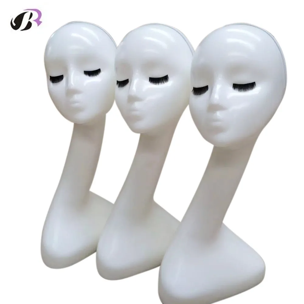 

Free Shipping Mannequin Maniquin Dummy High Quality Plastic Female Mannequin Head