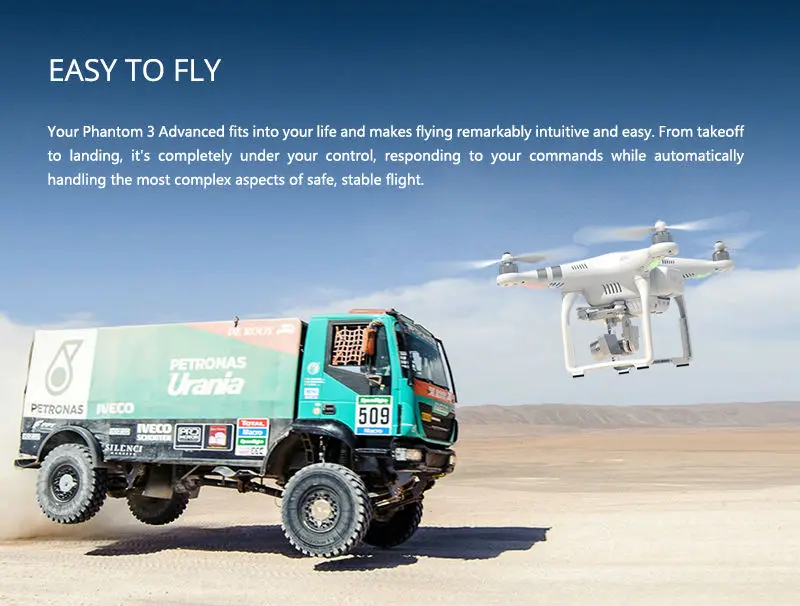 DJI Phantom3 Advanced RC Helicopter With 1080P 2.7K HD Camera+P3A Waterproof Backpack (3 Gifts Include)