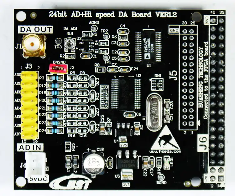 ADS1256 multi channel high precision AD module analog to digital ...