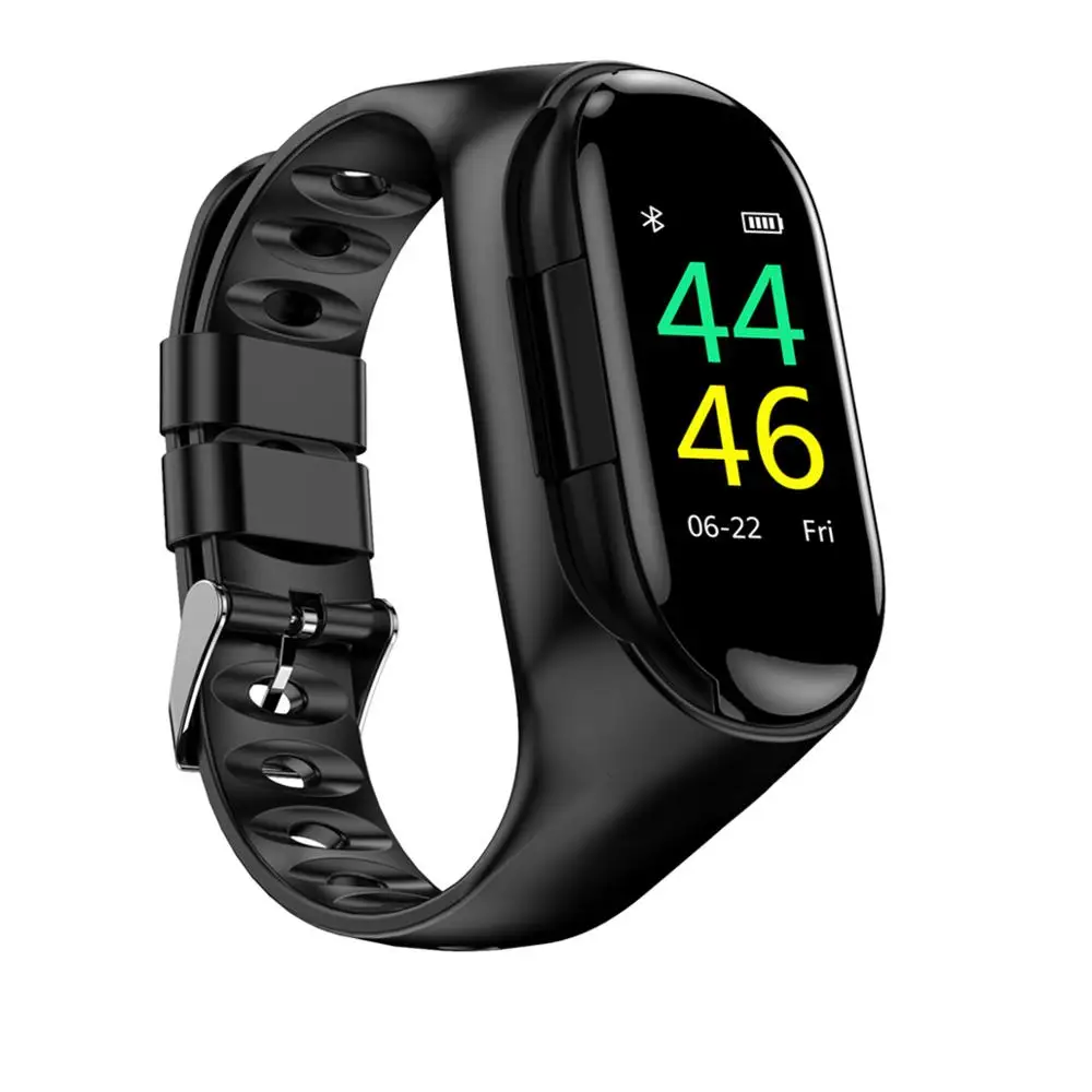 

M1 Smart Watch Women/Men Smart Watches With Bluetooth Headphone Hate Rate Monitor Smart Band Sport SmartWatch Android IOS PK B57