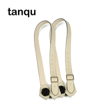 Tanqu 1 пара ромбовидная прямая ручка для Obag O Bag длинная искусственная кожа Пряжка регулируемые ручки