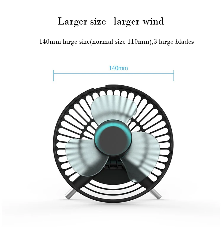 Новые 2 цвета доступны Лето Вентилятор охлаждения DC5V USB Мощность 140 мм Большой Размеры большой ветер вентилятор Настольный вентилятор студент вентилятор