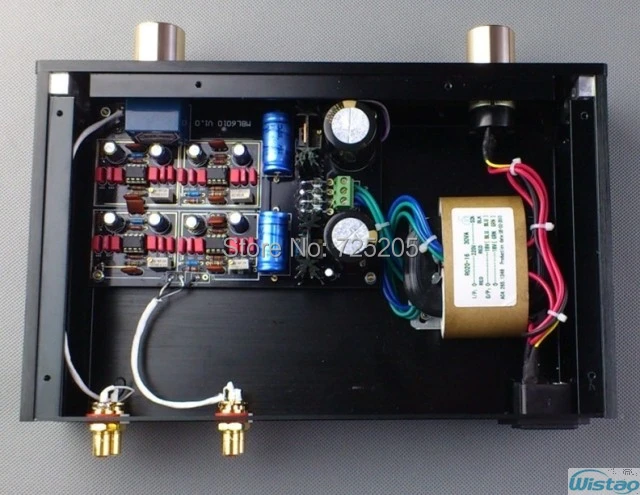 Hi Fi усилитель стерео AD797 высокочастотный настраиваемый MBL6010 D черный золотой