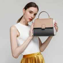 KAINGAI модная цветная подходящая кожаная сумка через плечо