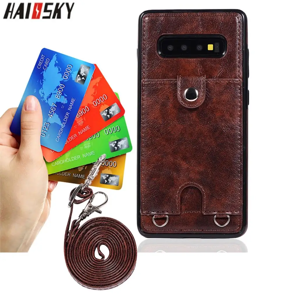 Чехол кросс боди для телефона Samsung Note 20 Ultra 10 + 9 8 S20 S10 S9 S8 Plus S7 Edge кожаный кошелек