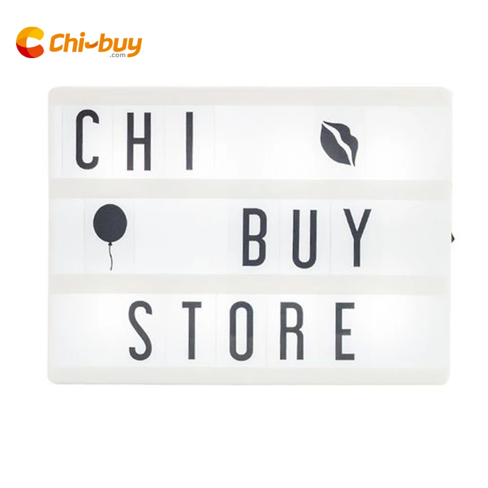 Chibuy A5 световая коробка для кинотеатров светодиодный USB DIY домашний декор|Таблички