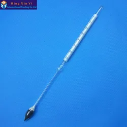 2PCS/lot 0-70 glass hydrometers Baume Hydrometer baume scale Free shipping