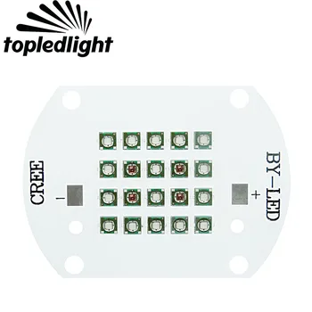 

Topledlight Custom 60W Cree XP-E XPE Led Bulb Blue(16PCS) + Red(4PCS) Mix Color Multichip LED Plant Grow Led Emitter Lamp Light