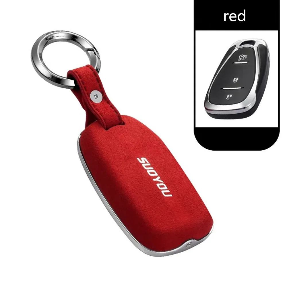 

For chevrolet cruze spark sonic camaro Volt Bolt Trax Malibu cruze Car Key Case Cover Genuine Leather Galvanized Alloy