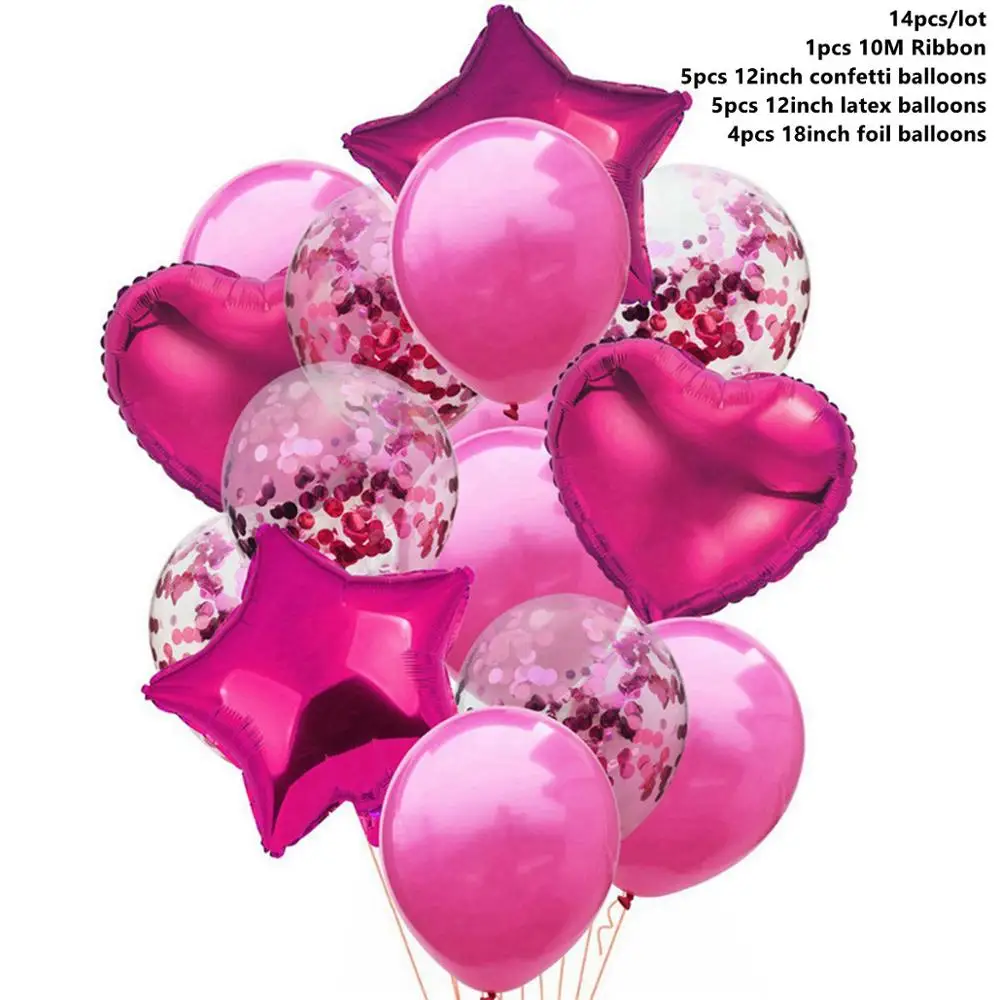 TAOUP золотые металлические латексные шары воздушные металлические шары свадебные шары с днем рождения фигурки фольгированные круглые шары аксессуары - Цвет: Foil Balloons 13