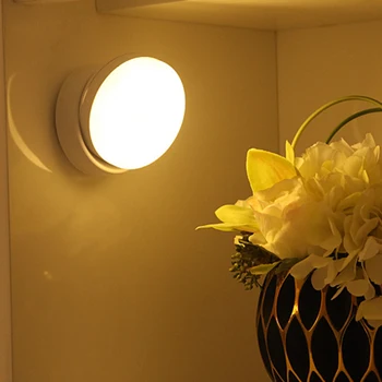 

Motion Sensor Light Magnetic 360 Degree Rotation Body Induction LED Night Light Cordless Lamp JDH99