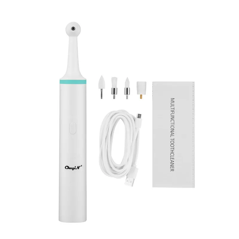 Cena Wielofunkcyjny Dental elektryczny ząb polski Cleaner profesjonalny usuwania płytki nazębnej Sonic wibracji wybielanie zębów gumka głowy