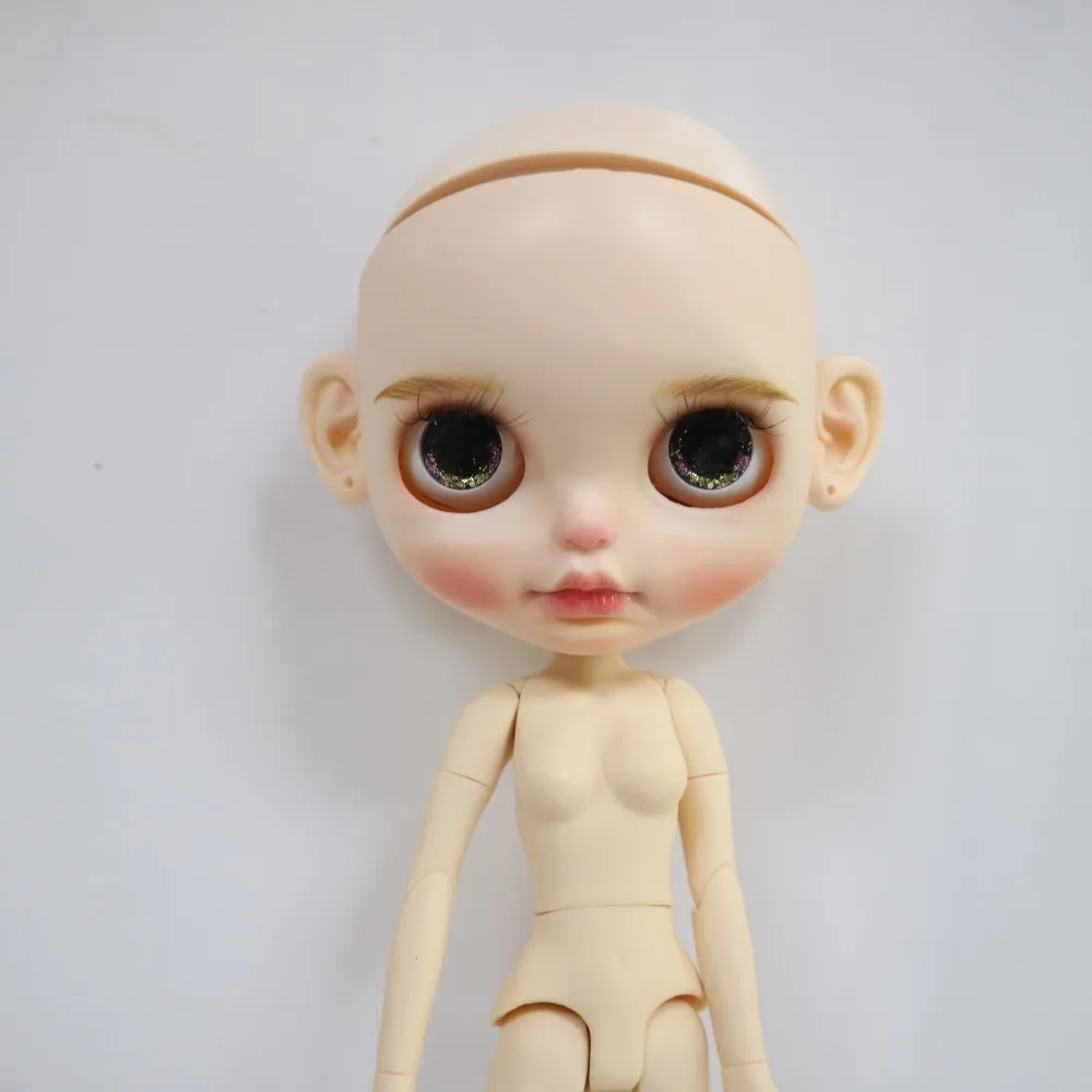 Голая голова кукла с индивидуальным лицом шарнир тела Blyth кукла(Серия NO. ETO 36