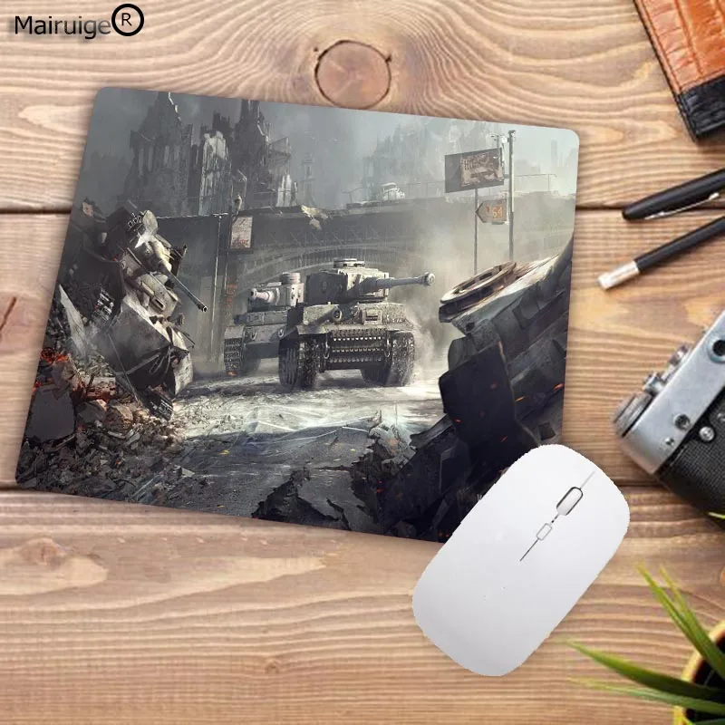Mairuige Promotion Russia 220*180*2MM High Speed New World of Tanks Game Vintage Stylish Mouse Pad Gaming Rectangle Mousepad
