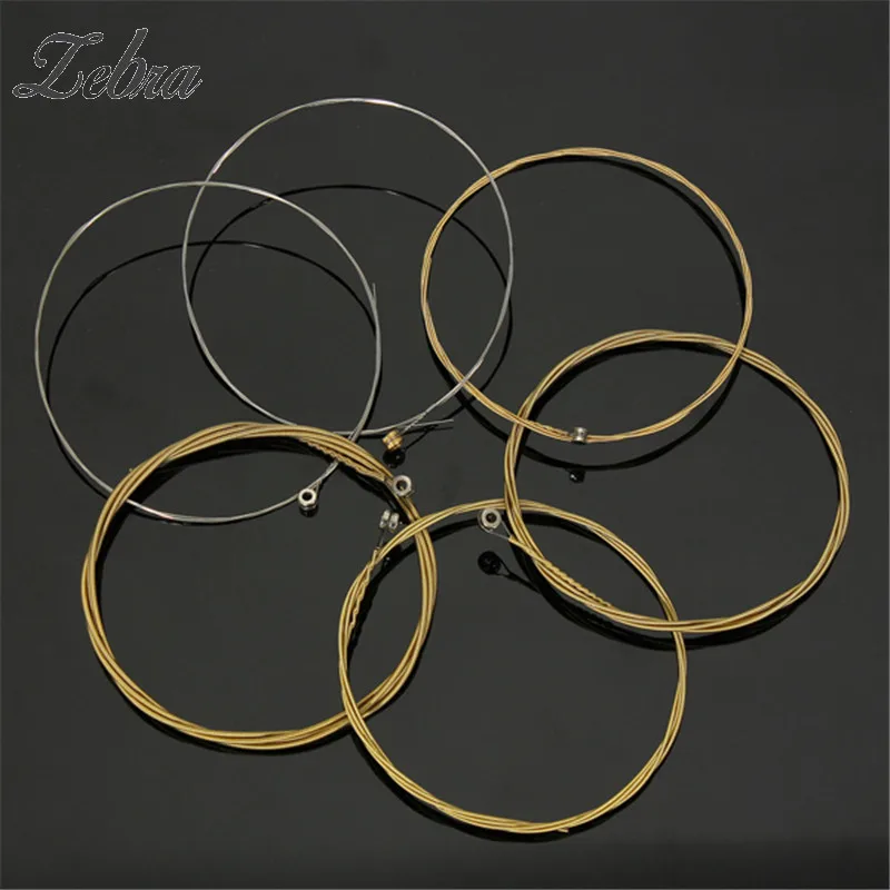 

Hot Sale 3set Durable Set of 6 Piceces Acoustic Wooden Guitar Steel Strings 150XL 0.012"-0.053" Guitar Parts & Accessories
