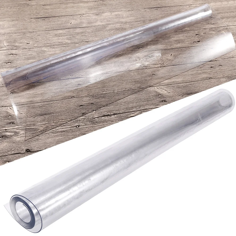 PVC Transparent Soft Glass Crystal Plate Plastic Tablecloth Table Mat