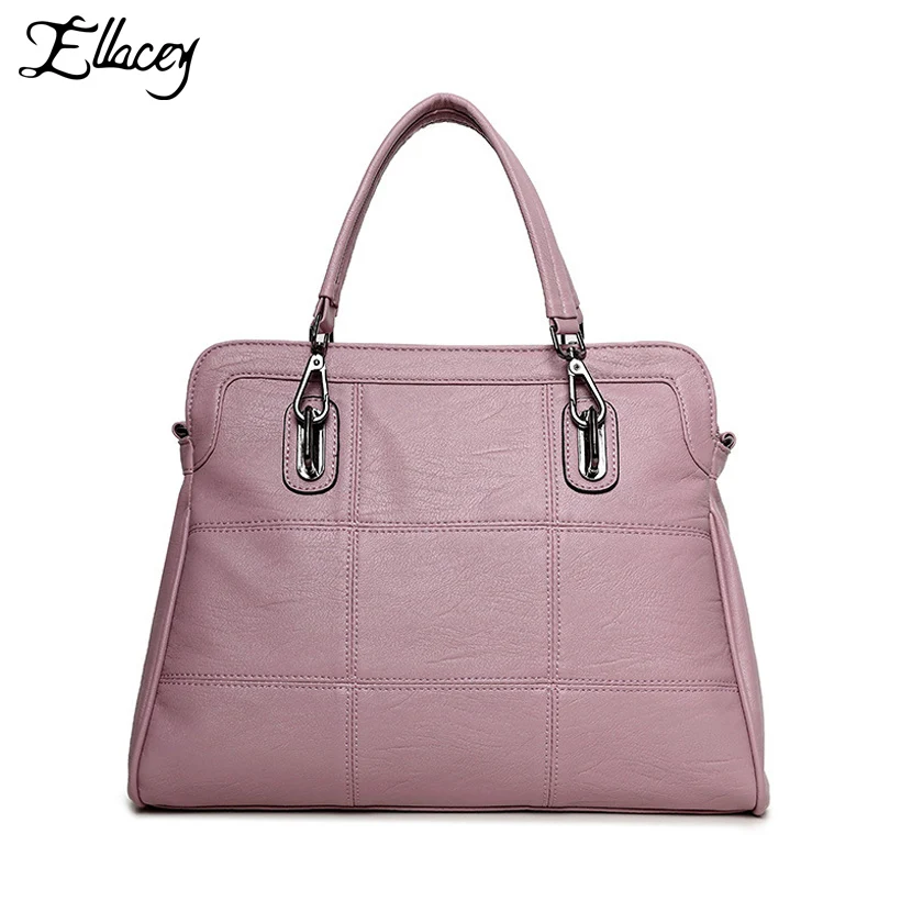 

New 2019 Luxury Handbags Women Bags Designer PU Leather Casual Tote Large Shoulder Bags Lady Vintage Fashion Female Handbags