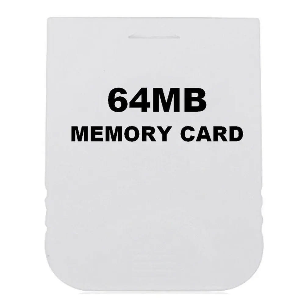 Практичная карта памяти для игры wii Gamecube 4 Мб~ 512 Мб 8192 блоки меморный накопитель карта памяти для игр версии wii - Цвет: 64M
