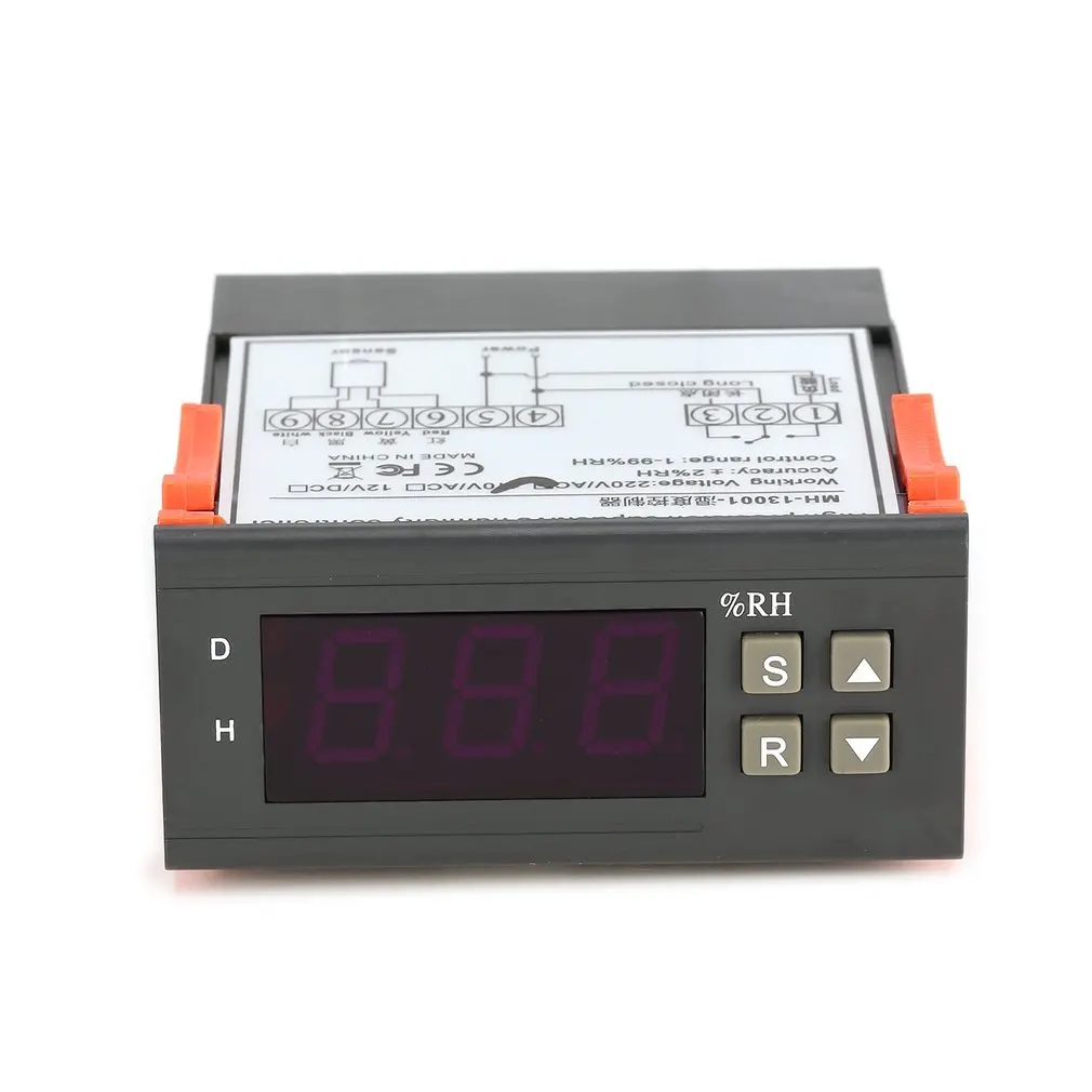 Climatización y calefacción Deshumidificadores CamKpell MTC1000A AC 220V LED Digital Microcomputadora Controladores de Humedad Interruptor Relé 0-99% RH Control-Gris vemax.es