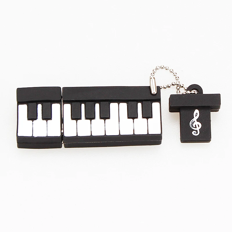 music Pendrive 128gb Pen Drive 64gb creative Cartoon Guitar Violin usb Flash drive Gift USB 2.0 usb memory stick Free Shipping