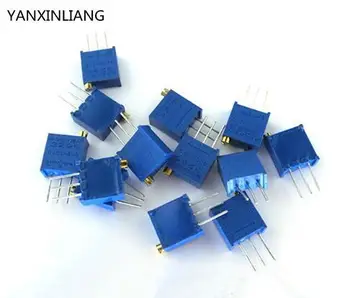 

10PCS 3296W 200 ohm Multiturn Trimmer Potentiometer 201 High Precision 3296 Variable Resistor