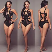 Цельный сексуальный женский купальник, мягкий купальник, бандаж, монокини, купальник, пуш-ап, купальный костюм