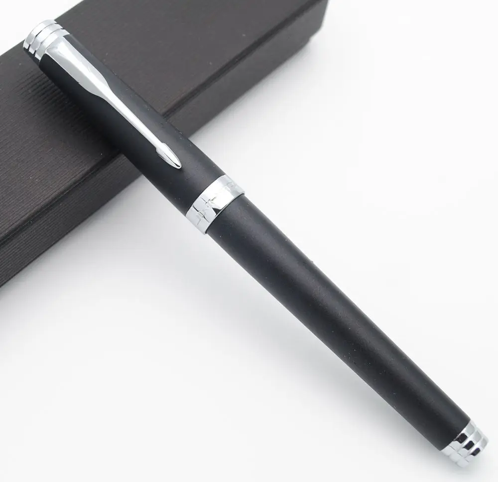 JINHAO 997 матовая Роскошная перьевая ручка высокого качества F Перо - Цвет: Matte Black