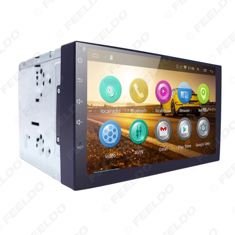 Cheap FEELDO 7inch Android 4.4.2 Quad Core Car Media Player With GPS Navi Radio For Nissan/Hyundai Universal 2DIN ISO #3900 12