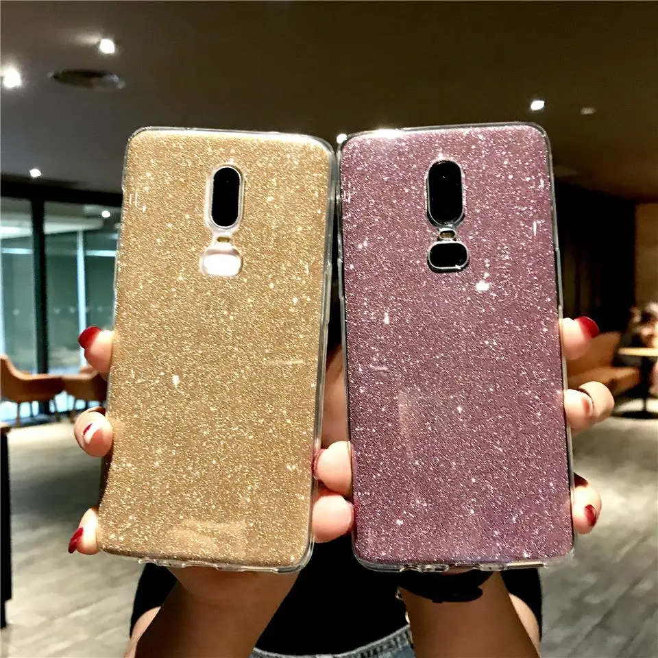 

Ultra Slim Glitter Case For OnePlus 6 6T 7 5T 5 3T 3 Cover Silicone TPU Soft Phone Cases LG G5 G6 G7 Q6 Q7 Q8 V10 V20 V30 V40