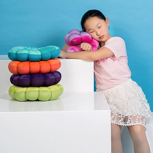 

Lovely Flower Soft Neck Back Head Support Comfort Cushion Twist Travel Pillow