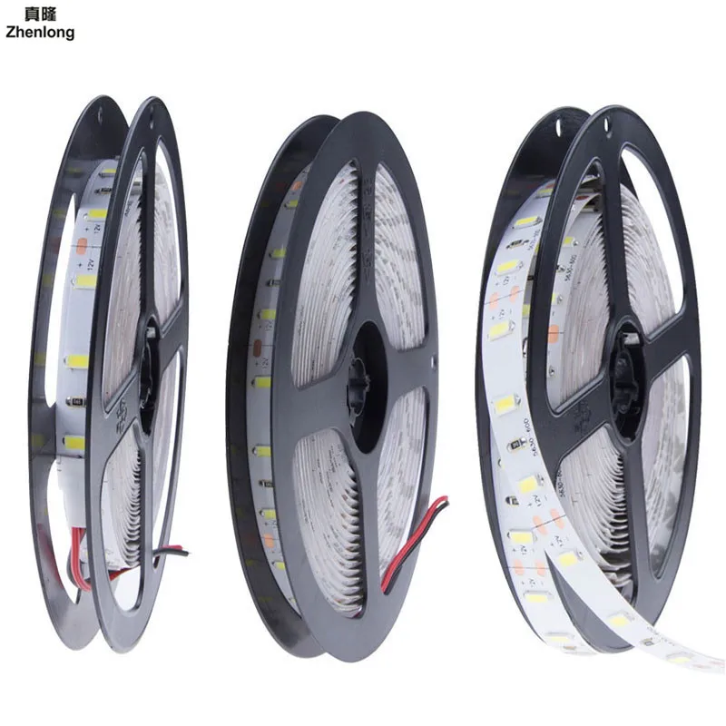 

5M RGB LED Strip Light 12V 3528 5050 5630 Warm Cool White RGB 300led SMD Ribbon For Ceiling Counter Cabinet Light Non-waterproof