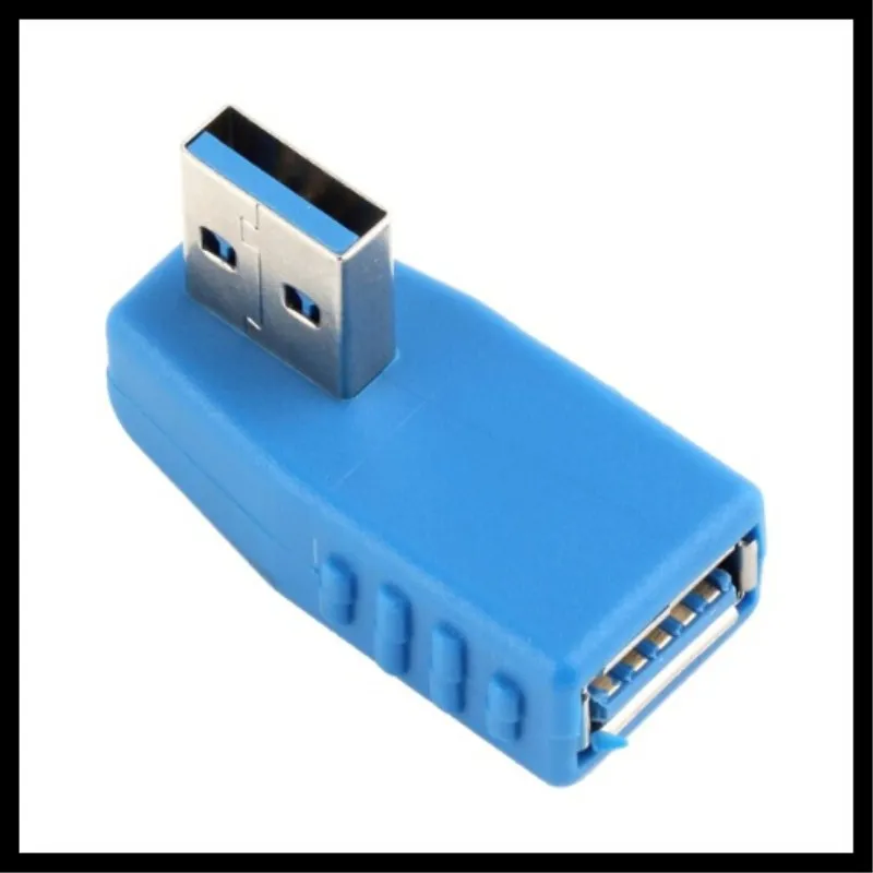 90 degrees to the Vertical Left Angle USB 3.0 Male Female M/F Connector Adapter | Компьютеры и офис