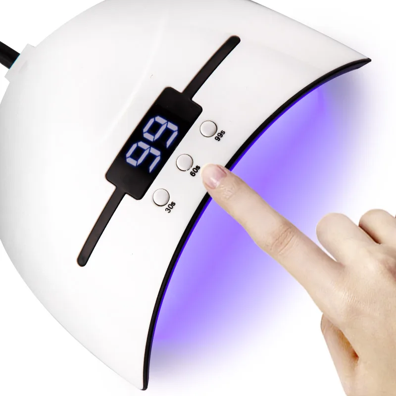 

36W UV Lamp WIth Screen Nail Dryer For All Types Gel 12 Leds UV Lamp for Nail Curing 30s 60s 99s Timer USB Portable UV lamps