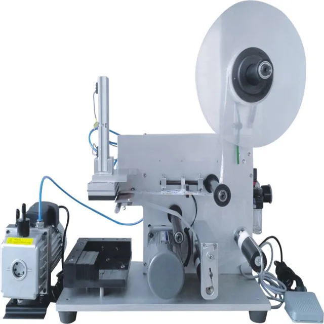 

Hot sale semi automatic labeling machine,labels for flat surface bottles with CE Certificate