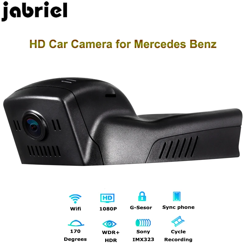 Автомобильный скрытый видеорегистратор Jabriel 1080P wifi автомобильная камера заднего