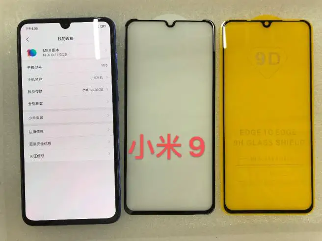 Xiao mi redmi 6A пленка из закаленного стекла для переднего экрана HD 9D пленка из закаленного стекла для mi 6 redmi note 4 5 6 7 pro 4x 4a